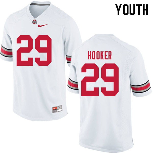 Ohio State Buckeyes #29 Marcus Hooker Youth NCAA Jersey White